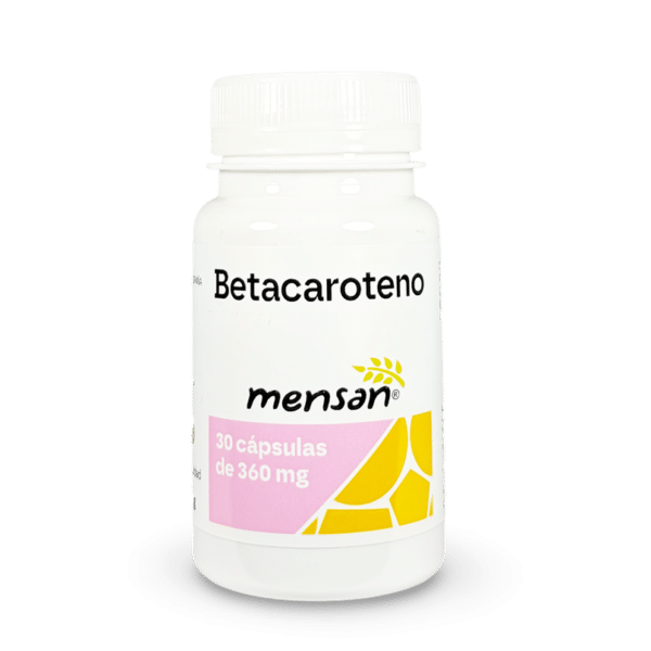 BETACAROTENO (Provitamina A). Cápsulas vegetales 360 mg.. 30 u.