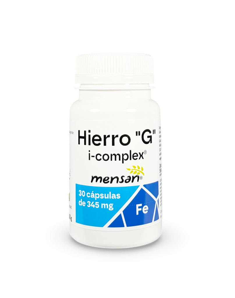 HIERRO "G". Cápsulas vegetales 345 mg.. 30 u. HIERRO "G". Cápsulas vegetales 345 mg.. 30 u.