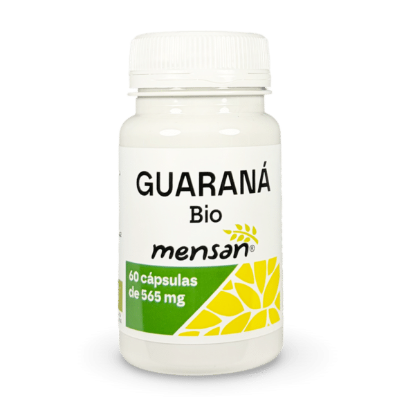 GUARANÁ BIO. Cápsulas vegetales 565 mg.. 60 u.