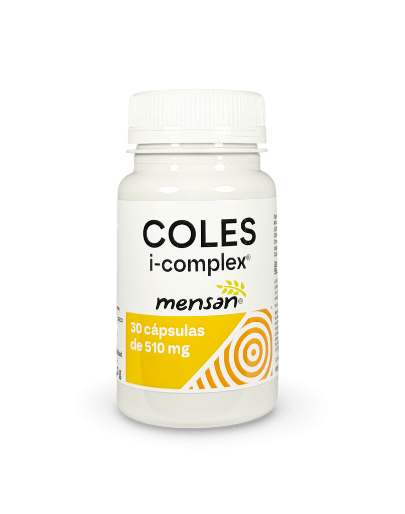 COLES i-complex®. Cápsulas vegetales 510 mg.. 30 u. COLES i-complex®. Cápsulas vegetales 510 mg.. 30 u.