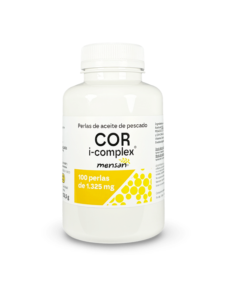 COR i-complex® (35%EPA, 25%DHA) (aceite). Perlas 1.325 mg.. 100 u. COR i-complex® (35%EPA, 25%DHA) (aceite). Perlas 1.325 mg.. 100 u.
