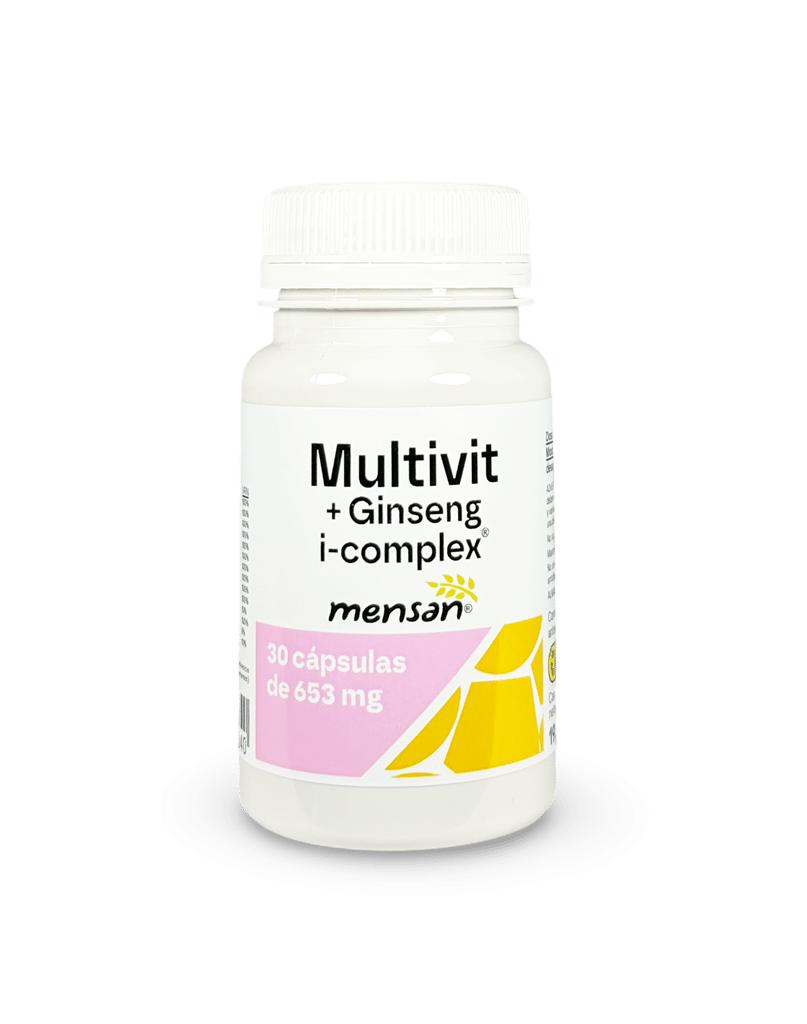 MULTIVIT GINSENG i-complex®. Cápsulas vegetales 653 mg.. 30 u. MULTIVIT GINSENG i-complex®. Cápsulas vegetales 653 mg.. 30 u.