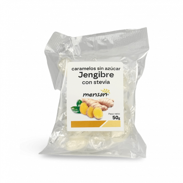 Caramelos de Jengibre sin Azúcar