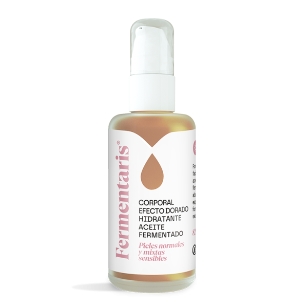 Corporal efecto dorado hidratante