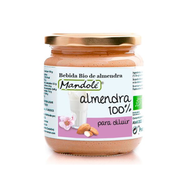Bebida de Almendra semi-desgrasada (100% Almendra)